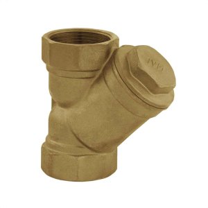 Filtro Tipo Y Industrial de 1 de Latão Forjado com Tela em Aço Inox Alta Durabilidade Pn 16