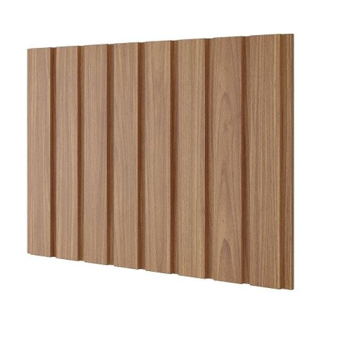 Placa de Painel Ripado para Armário de Cozinha 80cm Cozinha Mgm Móveis Freijó