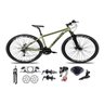 Bicicleta Aro 29 Absolute Nero 5 Câmbios Shimano 24v K7 Freios Hidráulicos Garfo Trava - Oliva - 1