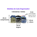 Ver imagem 4 de colmeia organizadora de roupa kit 3 nichos grande gaveta armario bermuda calça jeans