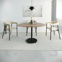 Ver imagem 1 de Conjunto 4 Cadeiras de Jantar Joy Tecido Corriente Est.Preta