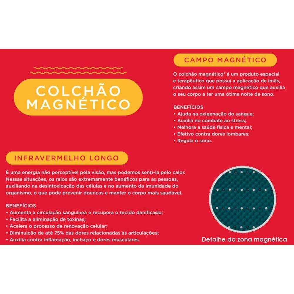 Colchão Casal Magnético C/ Molas Ensacadas Masterpocket Bio Euro Pillow (138x188x27) - Kappesberg - 5
