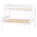 Ver imagem 3 de Beliche Bunk Bed Casal Madeira Macica com Escada Fixa Branco Housin. CS21-01C