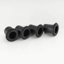 Ver imagem 5 de Pé para Cama Box Bau 8cm de Altura Preto Kit 4 Unidades