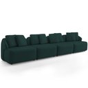 Ver imagem 2 de Sofá 4 Lugares para Sala de Estar Living 308cm Arlo F04 Veludo Verde - Lyam Decor