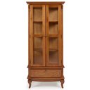 Ver imagem 7 de Cristaleira com 2 Portas e Laterais em Vidro 1 Gaveta Pés Luiz Xv 5113 Genebra - Pinhão