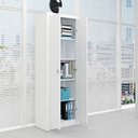 Ver imagem 2 de Armário Multiuso para Escritório com 2 Portas Me4105 Branco - Tecno