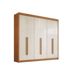 Guarda Roupa Santiago 6 Portas e 6 Gavetas Conquista Cinamomo Off - 1