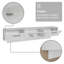 Ver imagem 2 de Rack Suspenso para TV até 80 Polegadas 218 cm 2 Portas Branco Agata Madesa