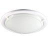 Plafon Redondo E27 60w Branco Ferrolux em Pvc e Vidro - 1