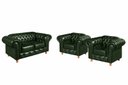 Ver imagem 1 de Kit Luís Xv Chesterfield Namoradeira 2 Lugares + 2 Poltronas Decoração Barbearia Sala - Couríssimo V