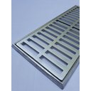 Ver imagem 6 de Grelha Pluvial 20x50 T com Suporte - Aluminio Fundido Escovado - Ficone Reis