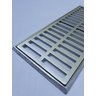 Grelha Pluvial 20x50 T com Suporte - Aluminio Fundido Escovado - Ficone Reis - 6