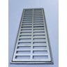 Grelha Pluvial 20x50 T com Suporte - Aluminio Fundido Escovado - Ficone Reis - 4