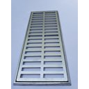 Ver imagem 4 de Grelha Pluvial 20x50 T com Suporte - Aluminio Fundido Escovado - Ficone Reis