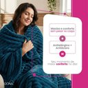 Ver imagem 4 de Manta Cobertor Casal Corttex Luster Canelada 180x220cm Microfibra Antialérgico Super Macio Premium