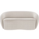 Ver imagem 3 de Sofá 3 Lugares 180cm Sala de Estar Living Oscar K01 Bouclê Creme - Lyam Decor