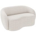 Ver imagem 1 de Sofá 3 Lugares 180cm Sala de Estar Living Oscar K01 Bouclê Creme - Lyam Decor