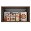 Ver imagem 3 de Armário Aéreo Madesa Glamy 60 cm 1 Porta Suspensa Rustic/Preto Cor:Rustic/Preto