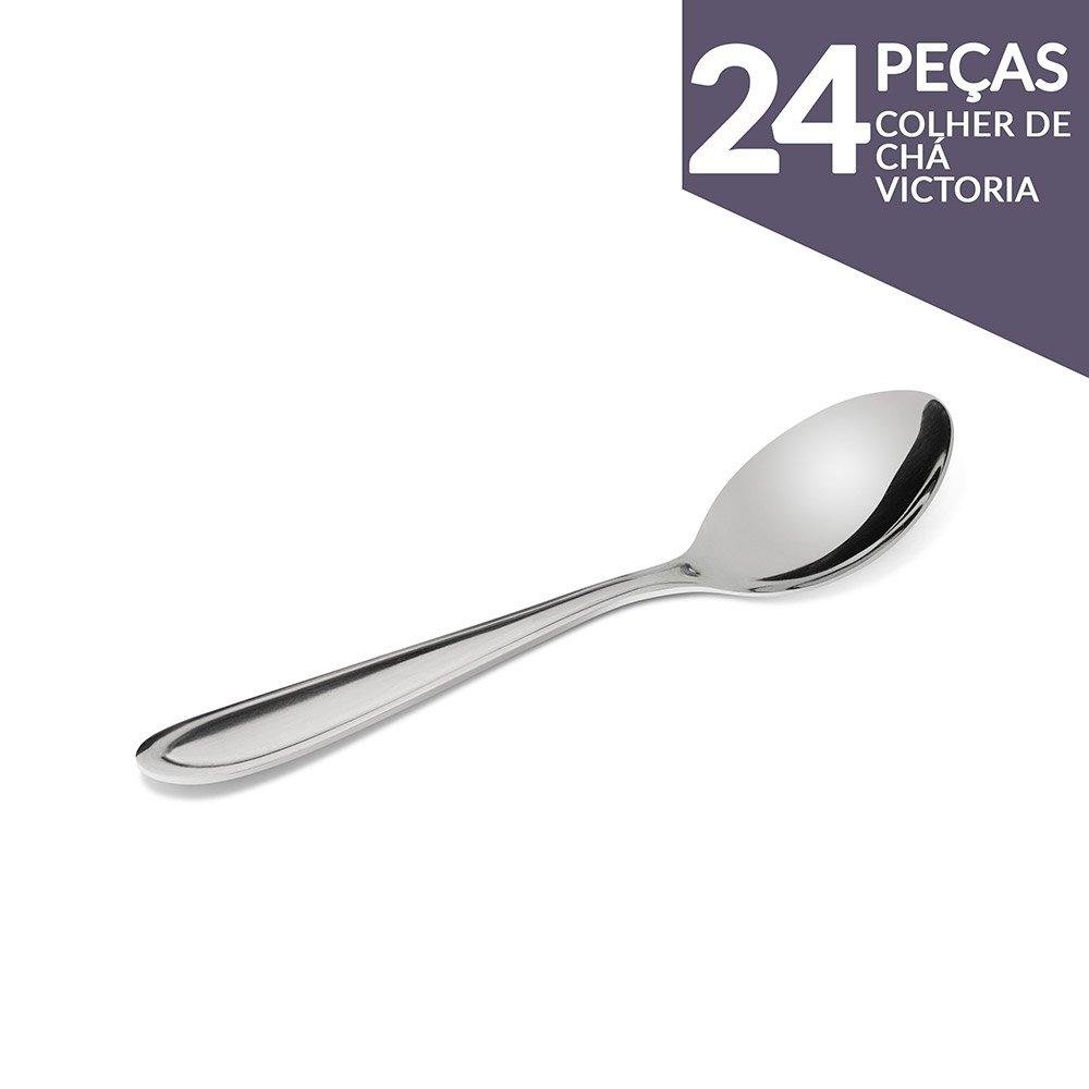 24 Colher Café Inox Victoria para Restaurante Gourmet Mix - 1