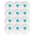 Ver imagem 1 de Prato Fundo de Vidro Opaline Jasmim 23,5cm 24 Unidades - Nadir 5842