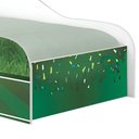 Ver imagem 3 de Cama Solteiro Infantil com Colchão Simples MDF Branco Casah