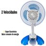 Mini Ventilador Grampo Portátil de Mesa 220v-110v Ventisol - 5