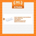Ver imagem 2 de KIT - 4 Cestos Com divisórias Branco New Plus - Sa Gondolas