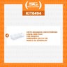 KIT - 4 Cestos Com divisórias Branco New Plus - Sa Gondolas - 2