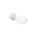 Ver imagem 3 de Xícara e Pires Chá Porcelana Clean Tradicional 220ml