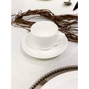 Ver imagem 2 de Xícara e Pires Chá Porcelana Clean Tradicional 220ml