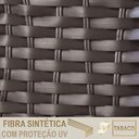Ver imagem 6 de 3 Espreguiçadeira Catar e 3 Mesa Garden Alumínio e Fibra Tabaco