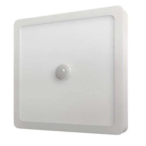 Painel Led Blumenau C/ Sensor Sob. Quad. 18w 6.500k Branco