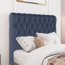 Ver imagem 7 de Cabeceira Casal 138 cm Vegas Veludo Azul Soon