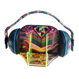 Abafador de Ruido Infinity para Autistas 18 Db com Suporte Cubo Mágico - 3