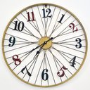 Ver imagem 1 de Relógio De Parede 3d Roda Bicicleta Design Europeu 60cm