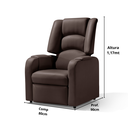 Ver imagem 2 de Poltrona Reclinável Papai Suécia - Estética - Corino Marrom