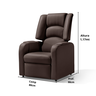 Poltrona Reclinável Papai Suécia - Estética - Corino Marrom - 2