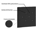 Ver imagem 3 de Cabeceira Painel Tânia King 195cm Suede Preto