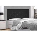 Ver imagem 4 de Cabeceira Painel Tânia King 195cm Suede Preto