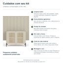 Ver imagem 4 de Kit Smart com Buffet Bend Sextavado Principal Incolar Luna Metal Preto