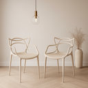 Ver imagem 2 de Cadeira Allegra Nude Kit com 2