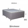 Colchão Casal Molas Ensacadas Vision + Base 138x188x71 Bom Pastor - 4