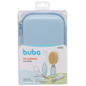 Kit Estojo Cuidados Higiene Bebê Tesoura Pente Cortador Buba:rosa - 3