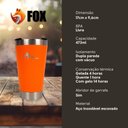 Ver imagem 2 de Copo Térmico Fox Stainless Quente e Frio com Tampa 473ml Laranja