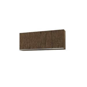 Armário Aéreo 4 Portas Nathan 160cm Chocolate