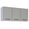 Armário Aéreo 3 Portas Antonina Cinza - 1