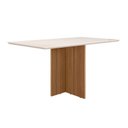 Ver imagem 4 de Mesa de Jantar Retangular com Vidro 6 Lugares 160cm sem Cadeiras Helô Poliman Móveis