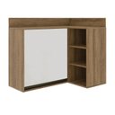 Ver imagem 1 de Armário Aéreo para Cozinha 1 Porta Confort Marrom/Cinamomo/Off-White