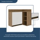 Ver imagem 4 de Armário Aéreo para Cozinha 1 Porta Confort Marrom/Cinamomo/Off-White